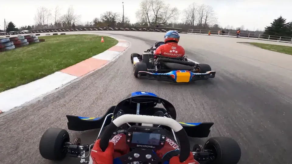5-Time Champion Mic’d Up in Electric vs Gas Kart Showdown
