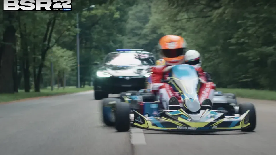 Insane 50HP Electric Go-Kart Tears Through the Streets